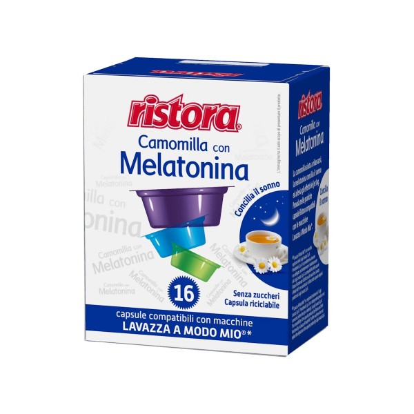 Ristora Camomilla con Melatonina 16 бр. Капсули чай A Modo Mio система