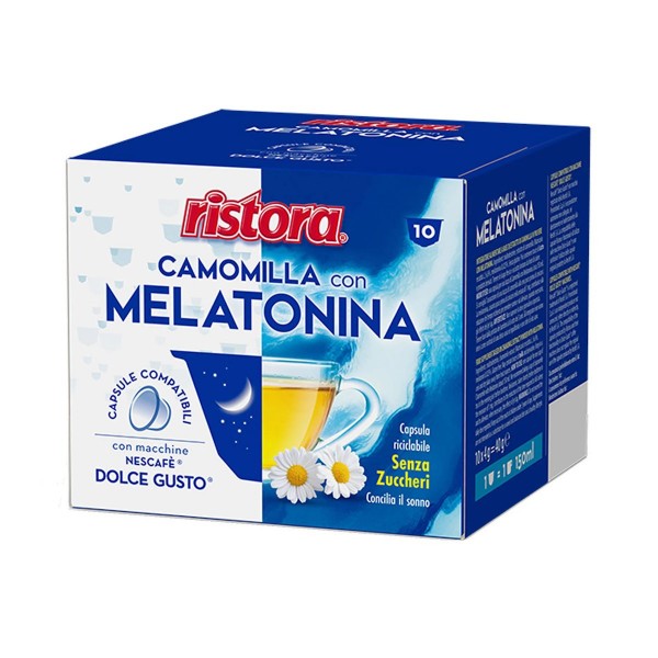 Ristora Camomilla con Melatonina 10 бр. Кафе капсули Dolce Gusto