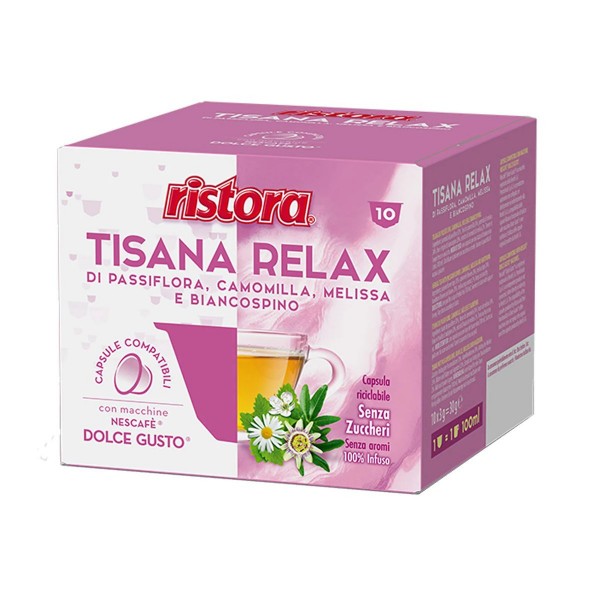 Ristora Tisana Relax 10 бр. Капсули чай Dolce Gusto