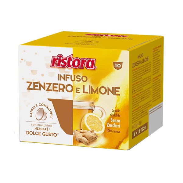 Ristora Zenzero e limone 10 бр. Кафе капсули Dolce Gusto