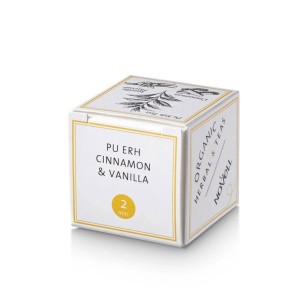 NOVELL PU ERH cinnamon and vanilla 30 бр. пирамидки черен био чай