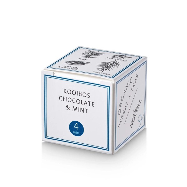 NOVELL ROOIBOS chocolate and mint 30 бр. пирамидки черен био чай