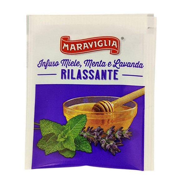 Maraviglia Rilassante чай от мед, мента и лавандула релакс кутия 15 пакетчета