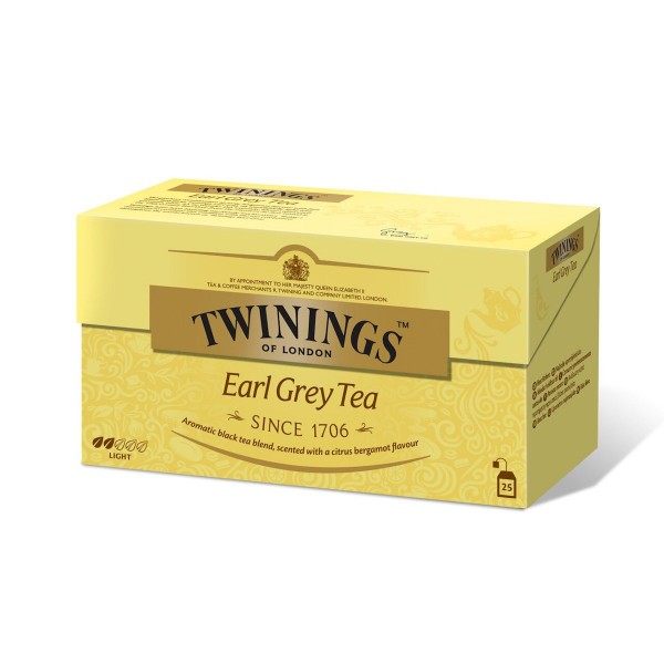 Twinings Earl Grey Tea 25 пакетчета черен чай