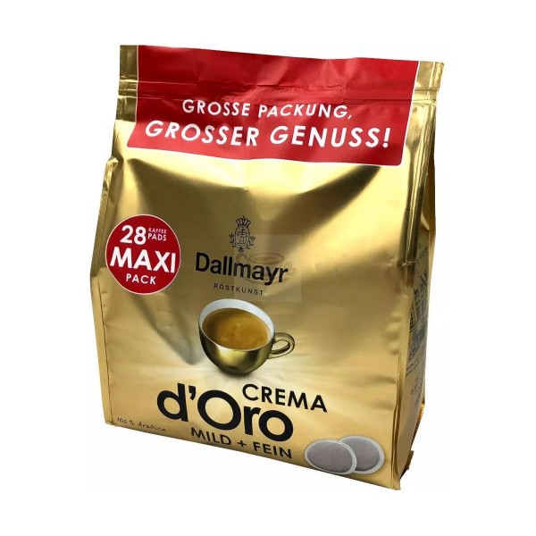Dallmayr Crema d'Oro Mild кафе падове 28 бр. 65 мм.
