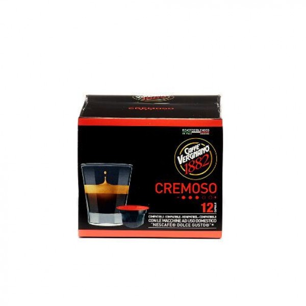 Caffè Vergnano Cremoso Dolce Gusto съвместими капсули, 12 бр