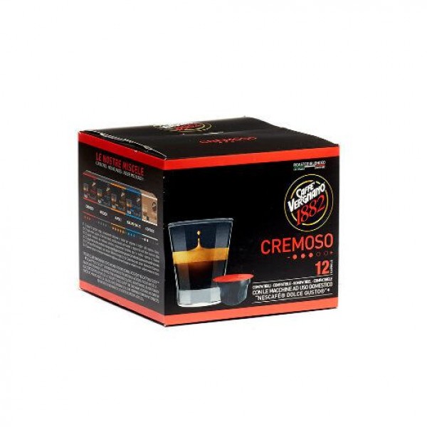 Caffè Vergnano Cremoso Dolce Gusto съвместими капсули, 12 бр