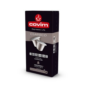 Covim Alluminio Classico, 10 бр. Кафе капсули, с-ма Nespresso®