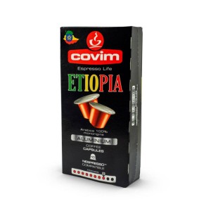 Covim Alluminio Etiopia 10 бр. Кафе капсули Nespresso