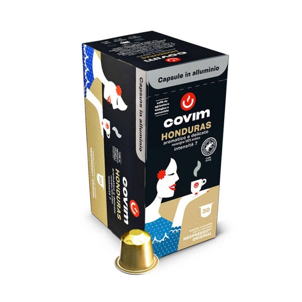 Covim Bio Honduras 30 бр. алуминиеви капсули за Nespresso® с-ма