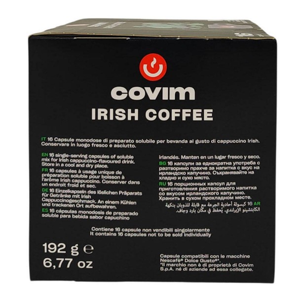 Covim Cappuccino Whisky 16 бр Кафе на капсули съвместими Dolce Gusto