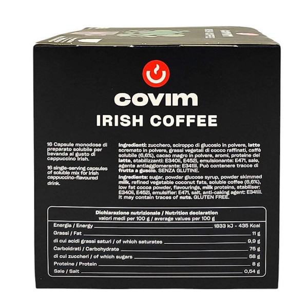 Covim Cappuccino Whisky 16 бр Кафе на капсули съвместими Dolce Gusto