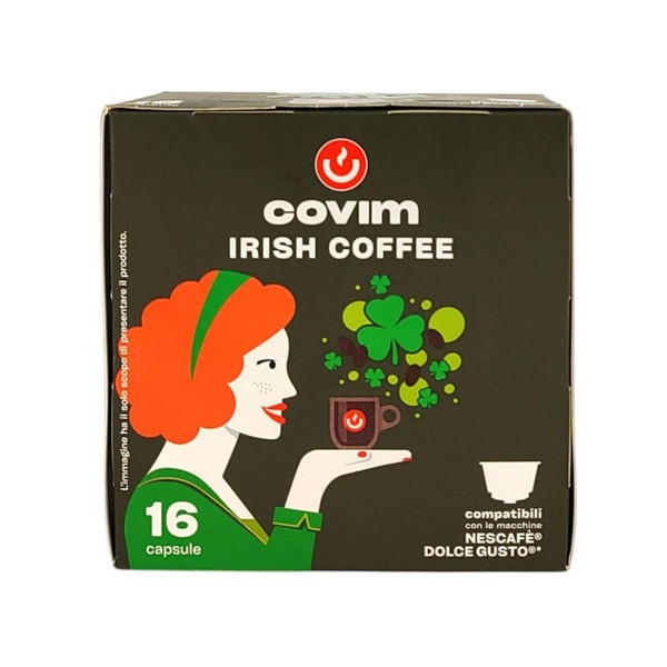 Covim Cappuccino Whisky 16 бр Кафе на капсули съвместими Dolce Gusto