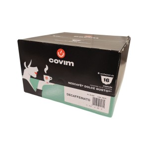 Covim Suave Decaffeinato 96 бр (6x16) кафе капсули, съвместими с Dolce Gusto®