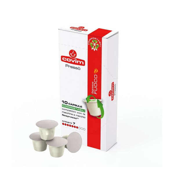 Covim Fuoco 10 бр Кафе BIO капсули Nespresso