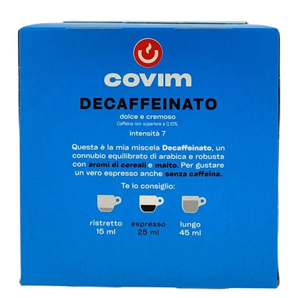 Пакет 4 x Covim Minuetto Decaffeinato – безкофеиново кафе на капсули (16 бр.), съвместими с Dolce Gusto