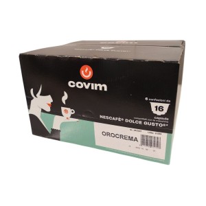 Covim Orocrema 96 бр (6x16) кафе капсули, съвместими с Dolce Gusto®