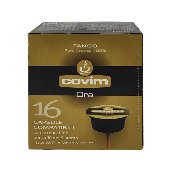 Covim Tango Oro 16 бр Кафе на капсули съвместими с Modo Mio