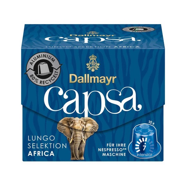 Dallmayr Capsa Lungo Selektion Africa 10 бр капсули Nespresso® съвместими