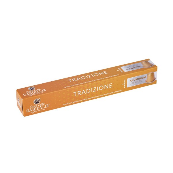 Garibaldi Alluminio Tradizione 10 бр. кафе капсули за Nespresso® с-ма