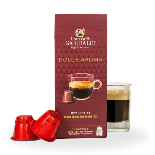 Garibaldi Dolce Aroma 10 бр – Кафе на капсули Nespresso