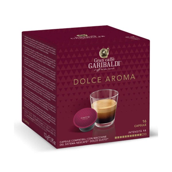 Garibaldi Dolce Aroma 16 бр – Кафе на капсули съвместими с Dolce Gusto