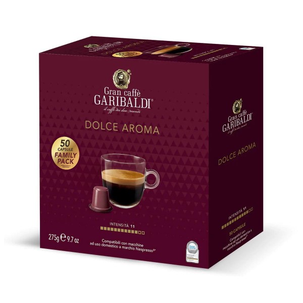 Garibaldi Dolce Aroma 50 бр Кафе капсули Nespresso