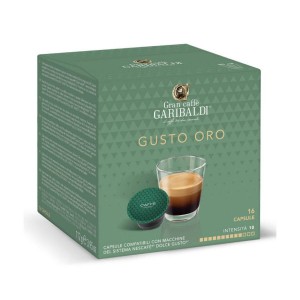 Garibaldi Gusto Oro 16 бр – Кафе на капсули съвместими с Dolce Gusto