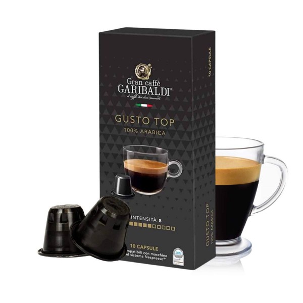 Garibaldi Gusto Top 10 бр – Кафе на капсули Nespresso