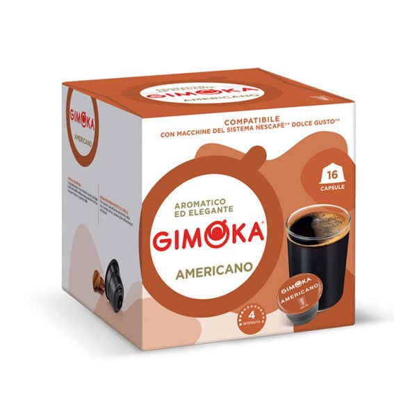 GIMOKA Americano кафе капсули съвместими с Dolce Gusto® 16 бр
