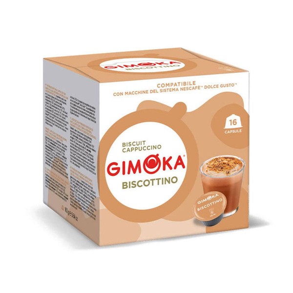 GIMOKA Biscottino капсули съвместими с Dolce Gusto® 16 бр