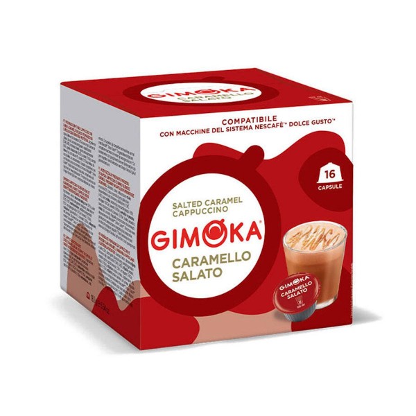 GIMOKA Caramello salato Fragola капсули съвместими с Dolce Gusto® 16 бр