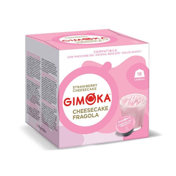 GIMOKA Cheesecake Fragola капсули съвместими с Dolce Gusto® 16 бр