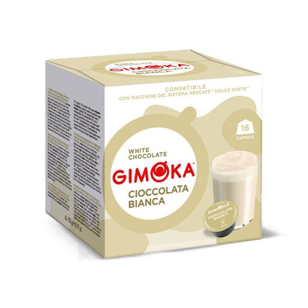 GIMOKA Cioccolata Bianca капсули съвместими с Dolce Gusto® 16 бр