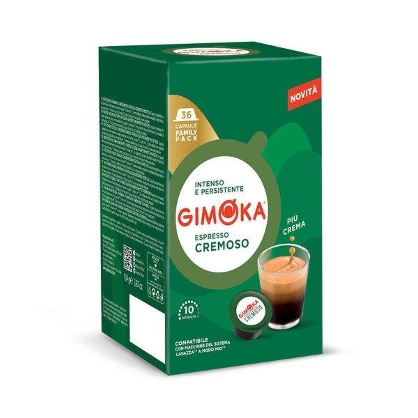 GIMOKA Cremoso кафе капсули A Modo Mio 36 бр.