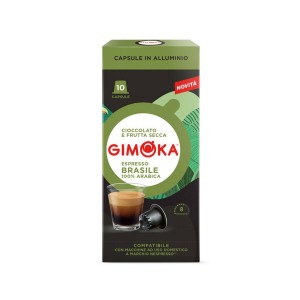 GIMOKA In Alluminio Brasile капсули Nespresso® 10 бр