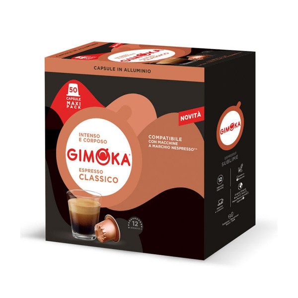 GIMOKA In Alluminio Classico капсули Nespresso® 50 бр