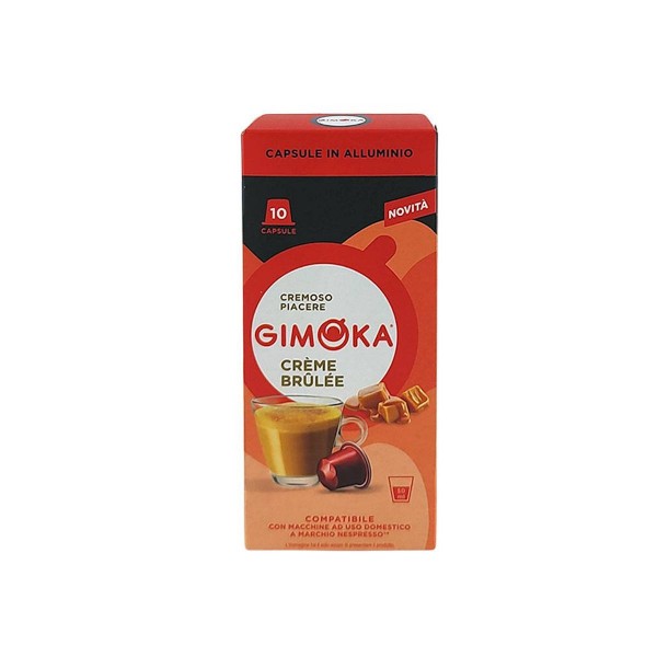 GIMOKA In Alluminio Creme Brule капсули Nespresso® 10 бр