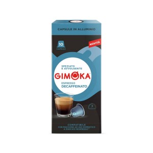 GIMOKA In Alluminio Decaffeinato безкофеинови кафе капсули Nespresso® 10 бр