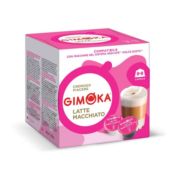 GIMOKA Latte Macchiato кафе капсули съвместими с Dolce Gusto® 16 бр