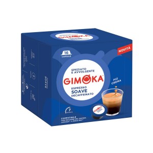 GIMOKA Soave Decaffeinato безкофеинови кафе капсули A Modo Mio 16 бр.