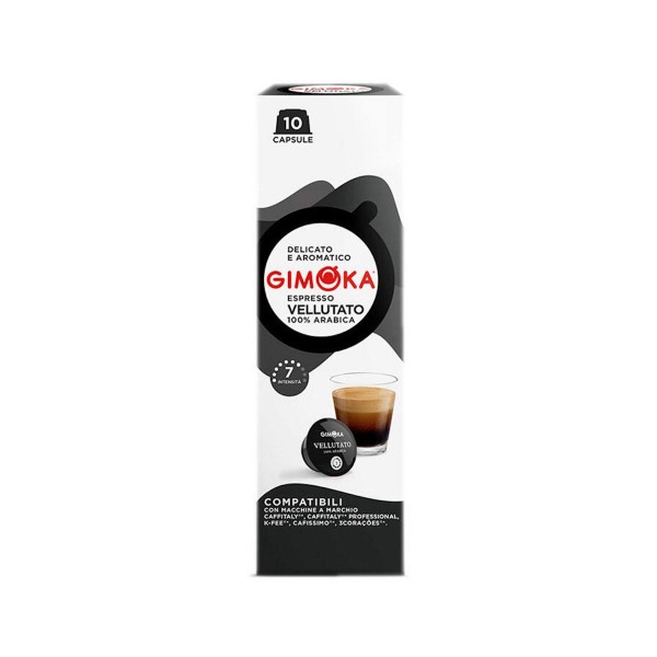 GIMOKA Vellutato 100% Arabica кафе капсули Caffitaly 10 бр.