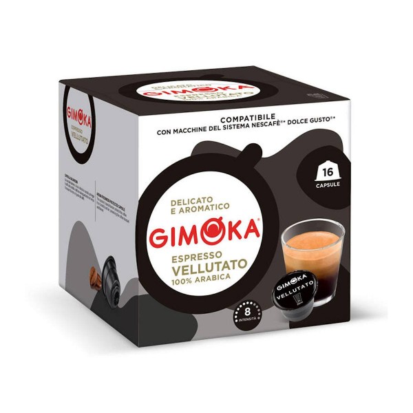 GIMOKA Vellutato кафе капсули съвместими с Dolce Gusto® 16 бр