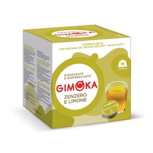 GIMOKA Zenzero E Limone капсули съвместими с Dolce Gusto® 16 бр
