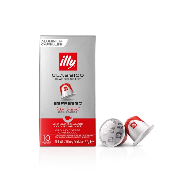 Кафе капсули illy Classico 10 броя съвместими с Nespresso система