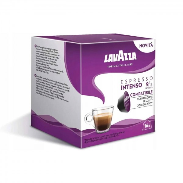 Lavazza Espresso Intenso 16 броя Nescafe® Dolce Gusto® съвместими капсули