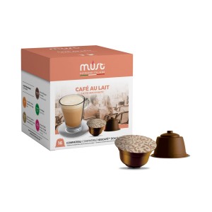 Must Latte Macchiato (Cafè au Lait), 16 бр. Кафе капсули, съвместими с Dolce Gusto