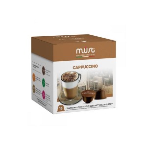 Must Cappuccino 16 бр. кафе капсули, съвместими с Dolce Gusto
