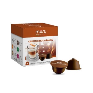Must Cappuccino Caramel 16 бр. кафе на капсули, съвместими с Dolce Gusto