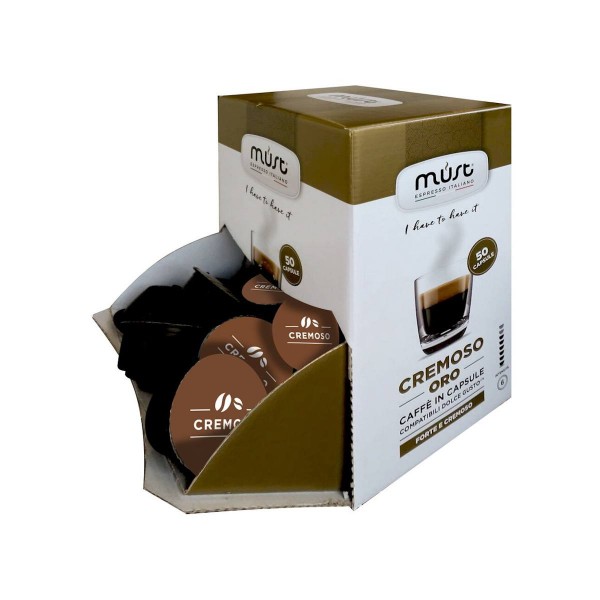 Must Cremoso 50 бр. Кафе капсули, съвместими с Dolce Gusto